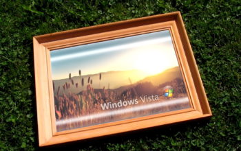 Windows Vista на картине windows vista