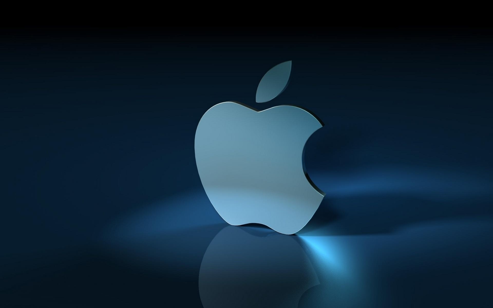 Бренды, 3d логотип Apple, яблоко