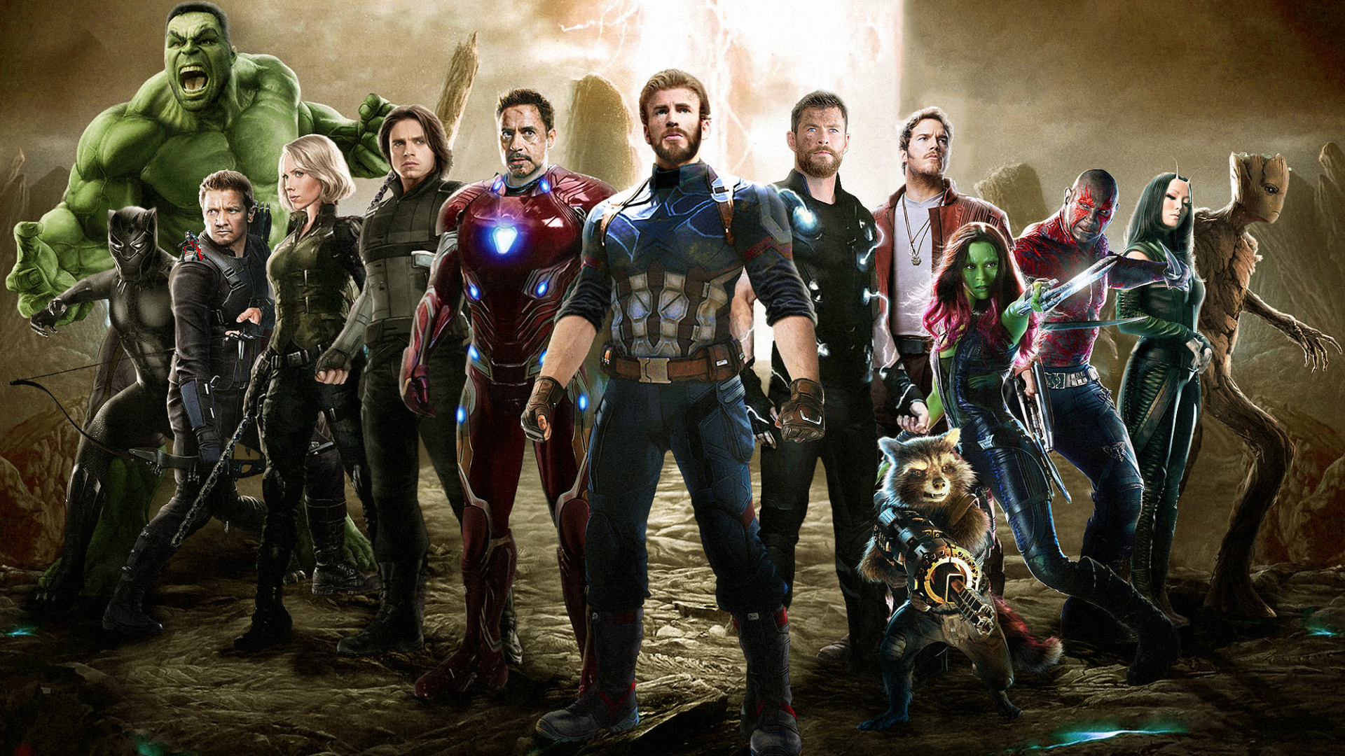 кино обои, Мстители 3, Война бесконечности, full hd, Avengers