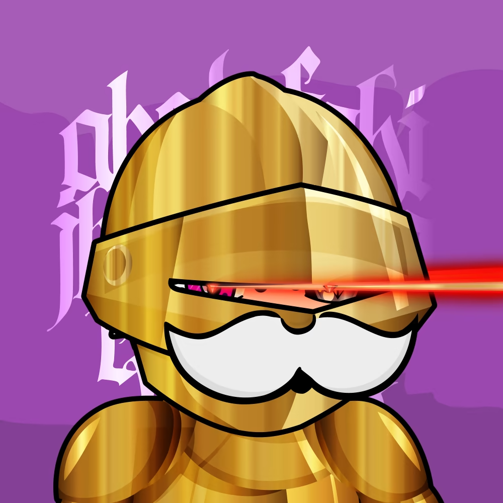 Knight from eye laser