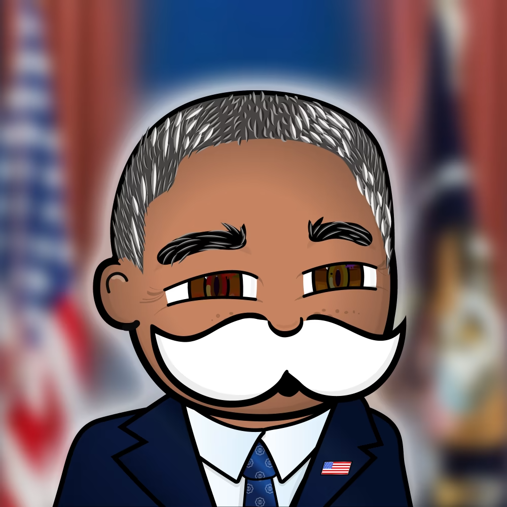 barack obama with mustache