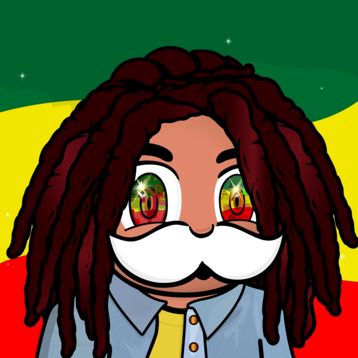 Man with dreadlocks and glasses