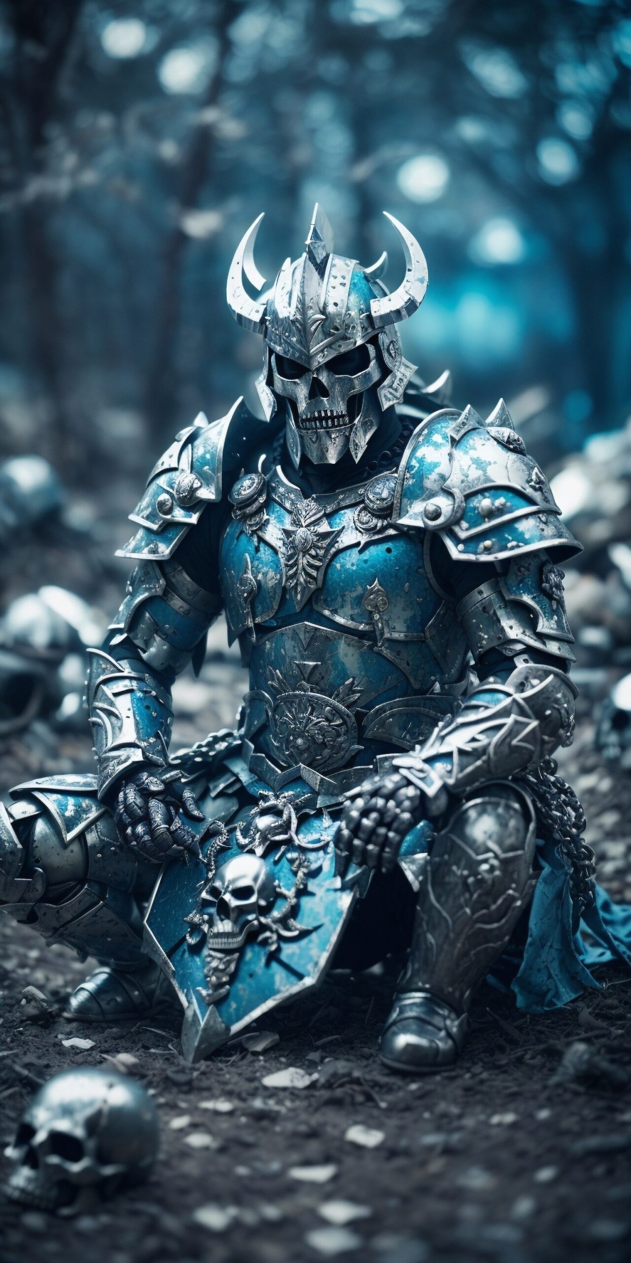 Metal maden male chaos warrior - wallpaper for your phone